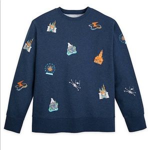 Disneyland Embroidered Icons Sweatshirt